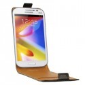 Housse noire cuir pour Samsung Galaxy Grand