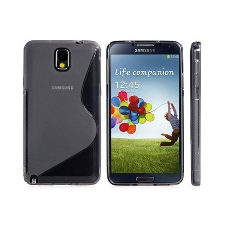 Coque anti-chocs silicone noire pour le Galaxy Note 3