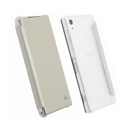 Etui folio blanc licence Krusell pour Sony Xperia Z2