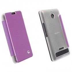 Etui Folio Violet Licence Krusell pour Sony Xpéria E1