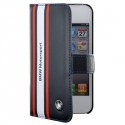 Etui rabat folio motorsport bleu BMW pour iPhone 4/4S