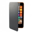 Etui Folio Ultra Fin Simili Noir pour Nokia Lumia 630/ 635