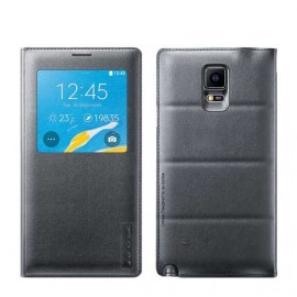 Folio Back Cover G-Case Gris pour Galaxy Note 4 GCASE-NOTE4E001-GRY