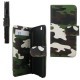 Etui Folio Aspect militaire +Porte Cartes Krussel pour iPhone 6