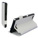 Folio Articulé blanc pour Sony Xperia E3