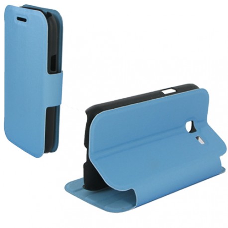  Book case stand pour Samsung Trend Lite - Turquoise 