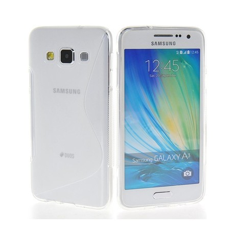 Coque silicone noire pour Samsung Galaxy A3