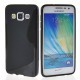 Coque silicone semi-rigide noire pour Samsung Galaxy A3