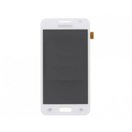 Bloc complet écran LCD + vitre tactile pour Samsung Galaxy Core 2 Blanc