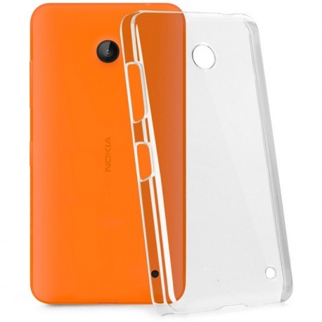 Coque rigide transparente pour Nokia Lumia 630